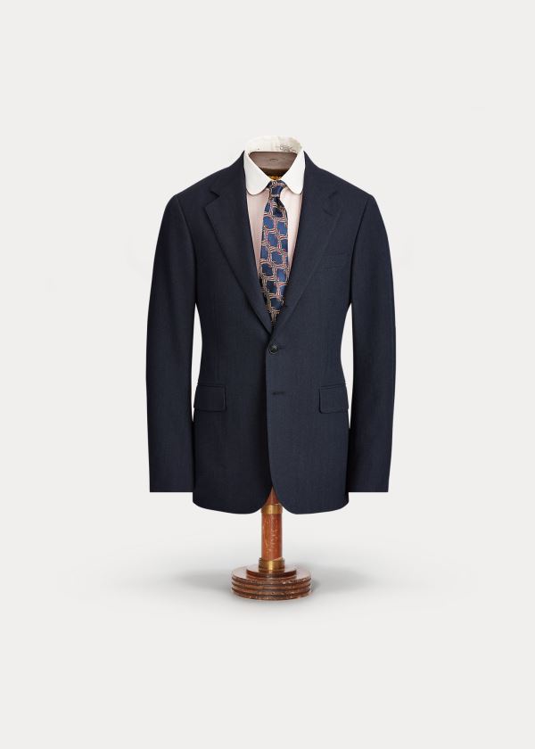 Men's Ralph Lauren Herringbone Suit Jacket | 982761GUC